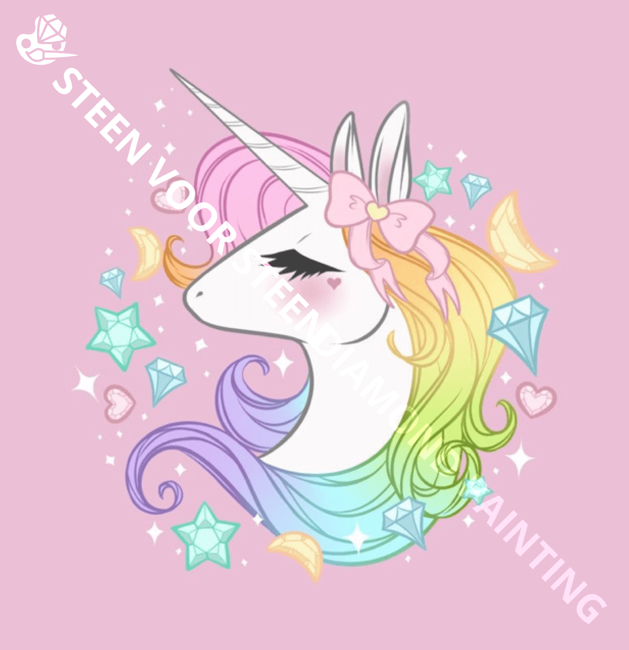 Cartoon-Einhorn